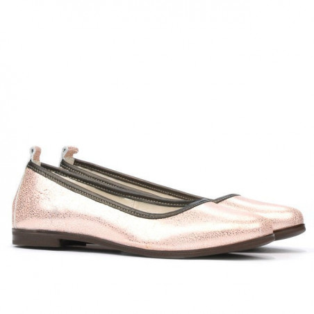 Damen-Ballerinas 687 Puder-Perlmutt
