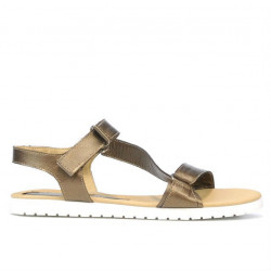 Damensandalen 5039 kupferfarben