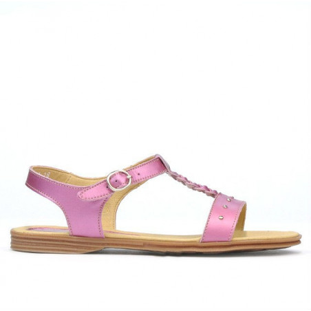 Damensandalen 5011 rosa Perlmutt