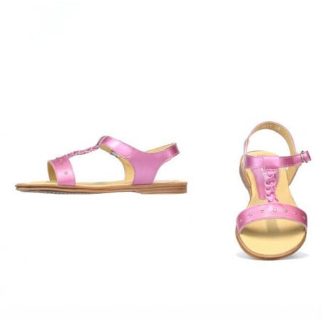 Damensandalen 5011 rosa Perlmutt