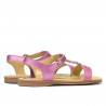 Damensandalen 5011 rosa Perlmutt