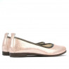 Damen-Ballerinas 687 Puder-Perlmutt