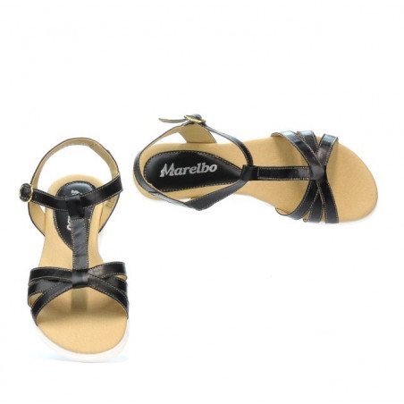 Damen Sandalen 5038 schwarz