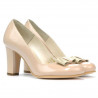 Elegante Damenschuhe 1245 Lack Elfenbein kombiniert