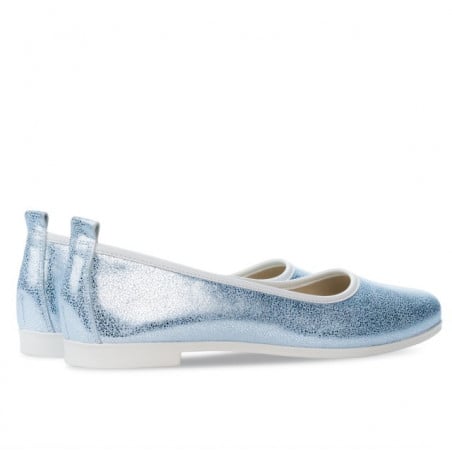 Damen Ballerinas 687 Perlblau