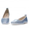 Damen Ballerinas 687 Perlblau