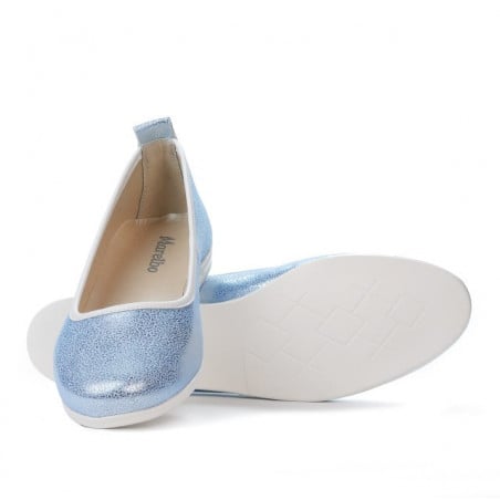 Damen Ballerinas 687 Perlblau