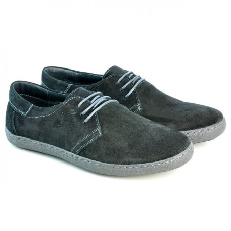 Herren Freizeitschuhe 774 schwarz Velours
