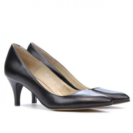 Elegante Damenschuhe 1242 Schwarz