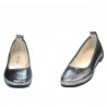 Damen-Ballerinas 687 Perlmutt-Silber