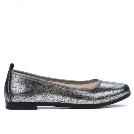 Damen-Ballerinas 687 Perlmutt-Silber