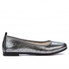 Damen-Ballerinas 687 Perlmutt-Silber