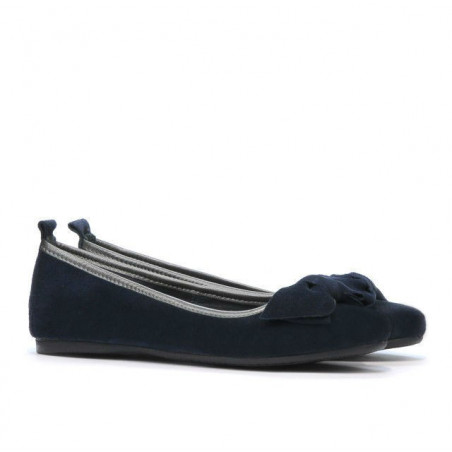 Damen-Ballerinas 638 Indigovelours