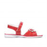 Kleinkinder-Sandalen 55c Lack Rot Koralle