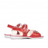 Kleinkinder-Sandalen 55c Lack Rot Koralle
