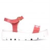 Damen-Sandalen 5034 Lack Rosa
