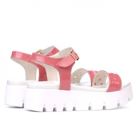 Damen-Sandalen 5034 Lack Rosa