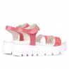 Damen-Sandalen 5034 Lack Rosa