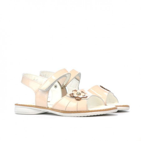 Kleinkinder Sandalen 55c Lack Nude