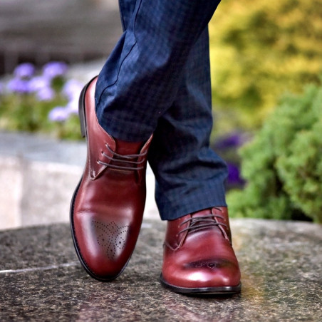 Elegante Herrenschuhe 828-1 in Braun lifestyle