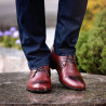 Elegante Herrenschuhe 828-1 in Braun