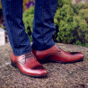 Elegante Herrenschuhe 828-1 in Braun