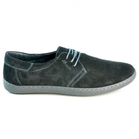 Herren Freizeitschuhe 774 schwarz Velours