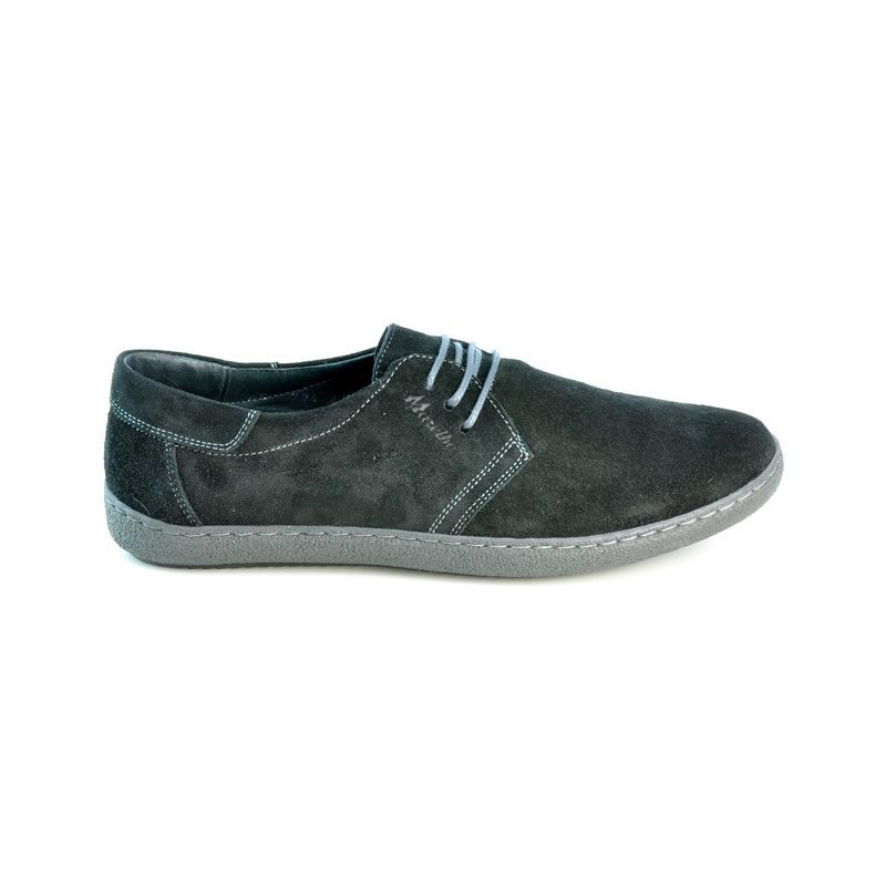 Herren Freizeitschuhe 774 schwarz Velours