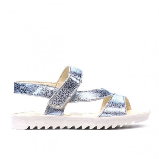 Kinder Sandalen 525 Blau Silber Kinder Sandalen 525 Blau Silber