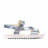 Kinder Sandalen 525 Blau Silber