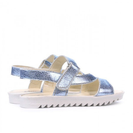 Kinder Sandalen 525 Blau Silber