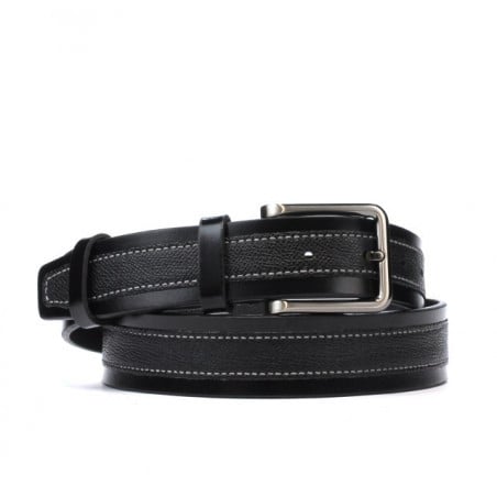 Herrengürtel 18b schwarz+biz schwarz