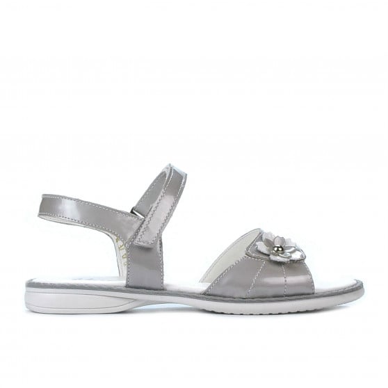 Kindersandalen 524 Lack Grau