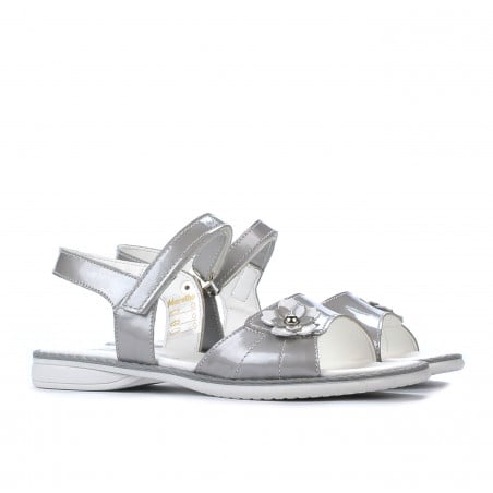 Kindersandalen 524 Lack Grau