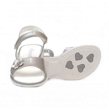 Kindersandalen 524 Lack Grau