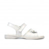 Kleinkinder Sandalen 55c Lack Weiß