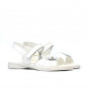 Kleinkinder Sandalen 55c Lack Weiß