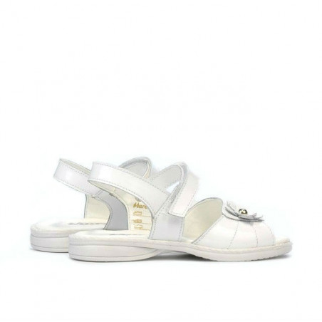 Kleinkinder Sandalen 55c Lack Weiß