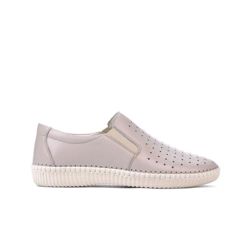 Damen-/Jugend-Mokassins 689 beige