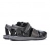 Kindersandalen 324 schwarz+grau