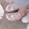 Kindersandalen 524 Lack Grau