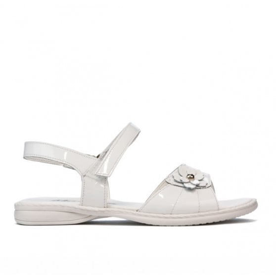 Kindersandalen 524 Lack weiß