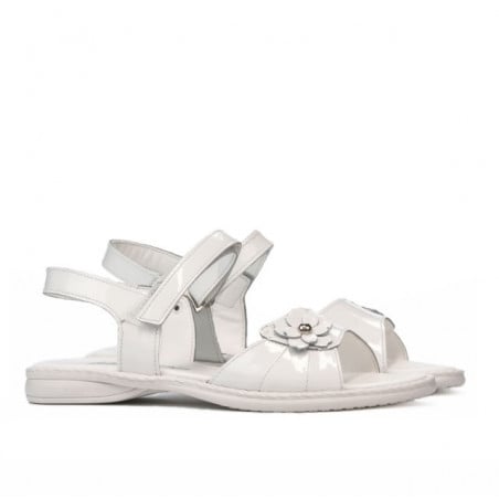 Kindersandalen 524 Lack weiß