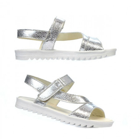 Kindersandalen 525 silberfarben