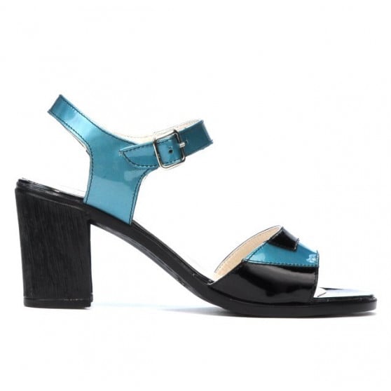 Damen Sandalen 5042 blau+schwarz Damen Sandalen 5042 blau+schwarz