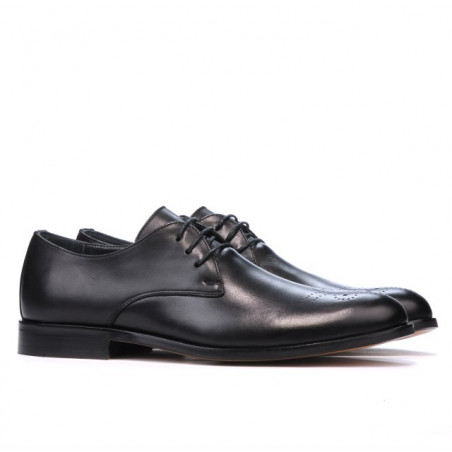 Elegante Herrenschuhe 878 schwarz