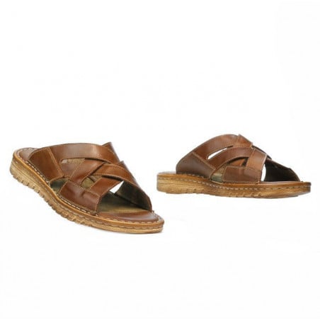Herren Sandalen 342 Tuxon Braun