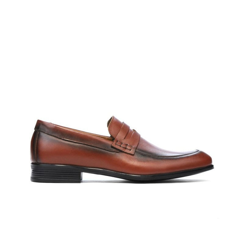 Herrenschuhe casual / elegant 875 a cognac