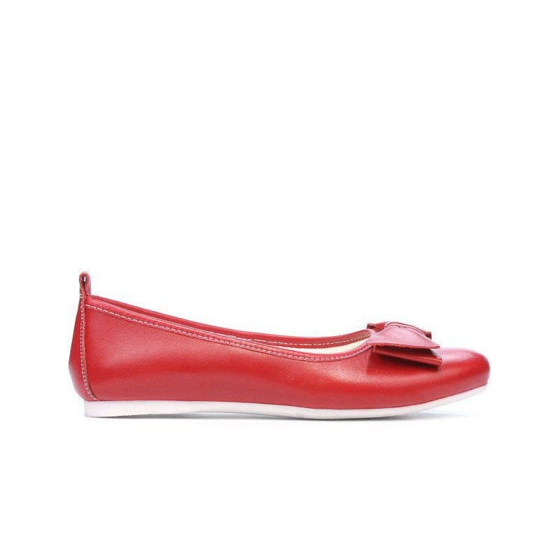 Damen-Ballerinas 638 rot