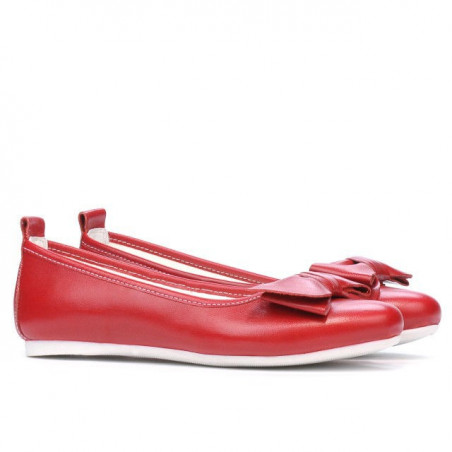 Damen-Ballerinas 638 rot